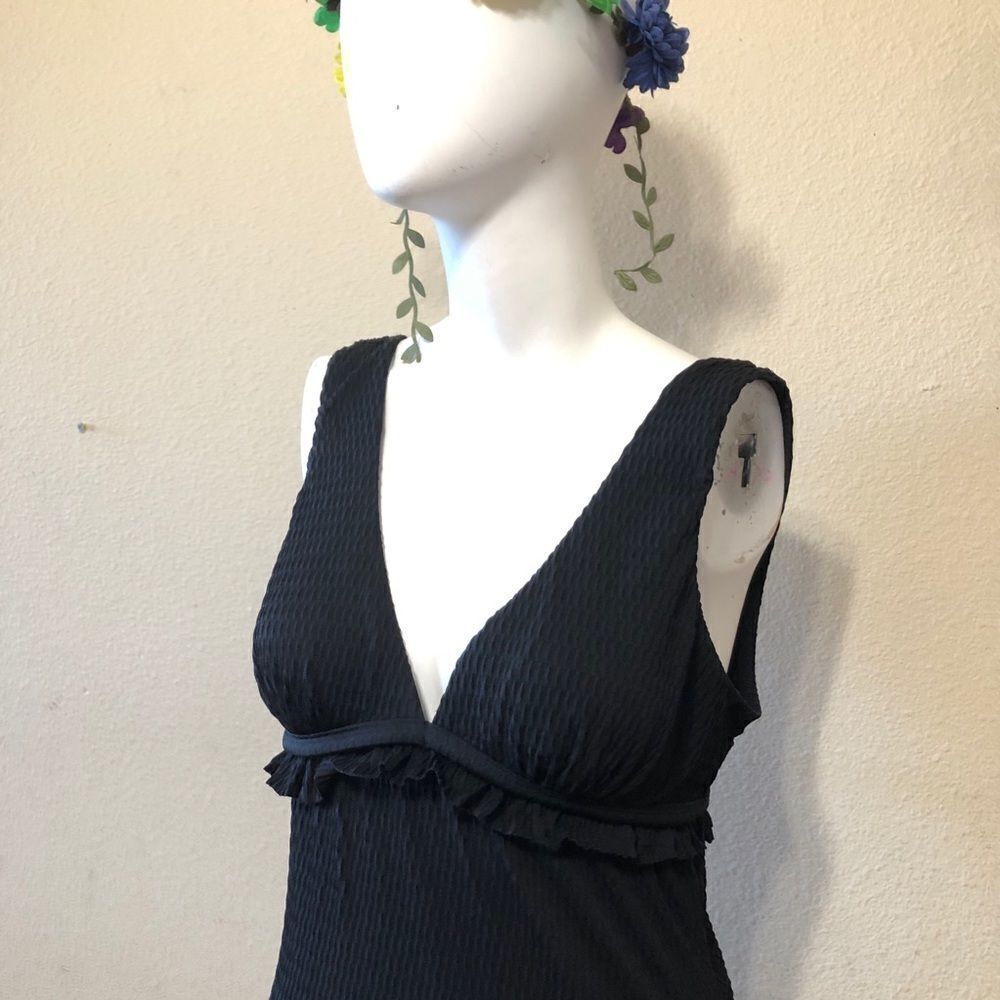 Chelsea28 Ruffle Trim One-Piece Swimsuit Size Lg - Picture 7 of 12